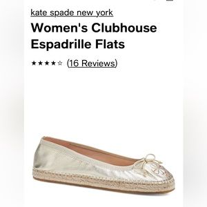Kate Spade Espadrille Flats